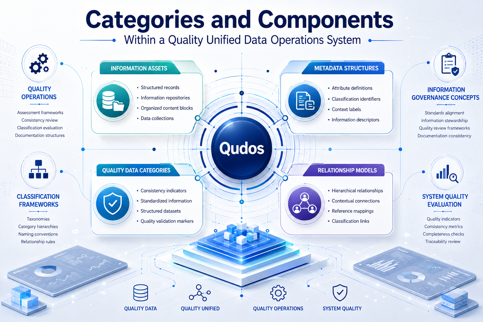 Categories and Components Within a Quality Unified Data Operations System